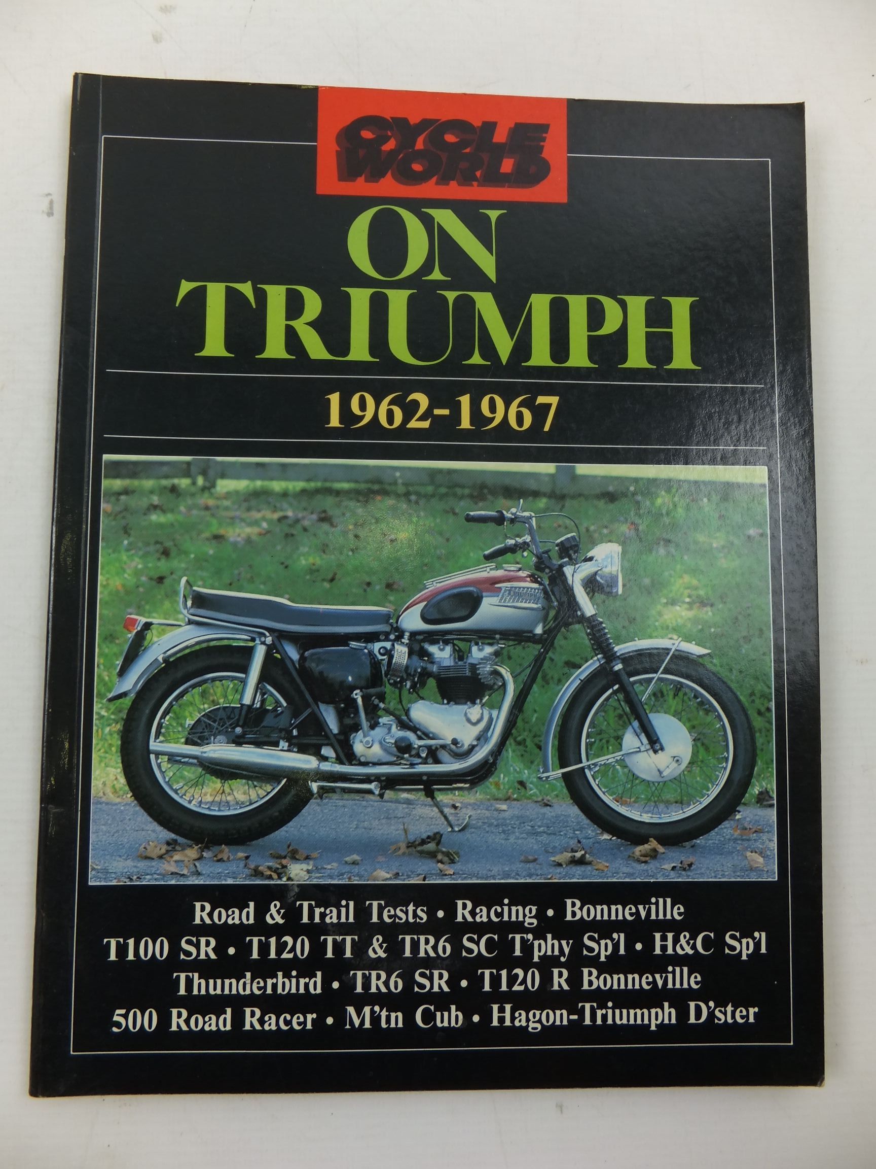 Cover of CYCLE WORLD ON TRIUMPH 1962-1967 by 