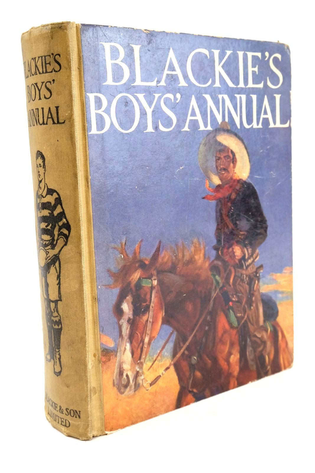 Cover of BLACKIE'S BOYS' ANNUAL by Olaf Baker; Percy F. Westerman; C. Bernard Rutley;  et al