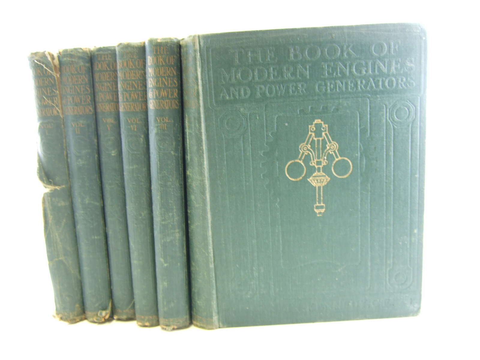Cover of THE BOOK OF MODERN ENGINES (6 VOLUMES) by Rankin Kennedy