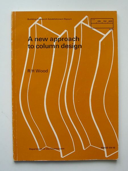 Cover of A NEW APPROACH TO COLUMN DESIGN by R.H. Wood