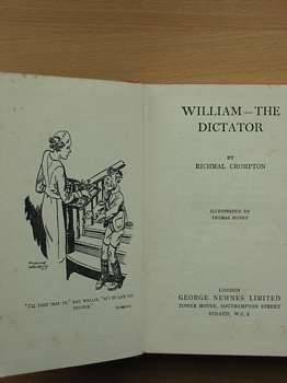 Cover of WILLIAM-THE DICTATOR by Richmal Crompton