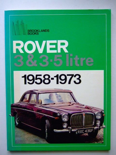 Cover of ROVER 3 &amp; 3.5 LITRE 1958-1973 by R.M. Clarke