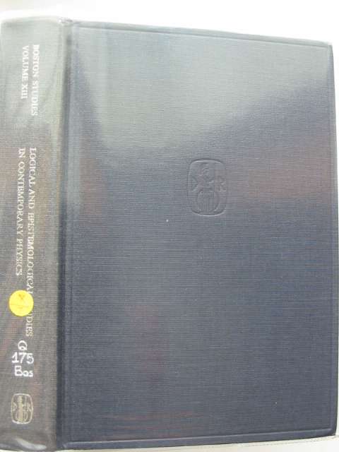 Cover of LOGICAL AND EPISTEMOLOGICAL STUDIES IN CONTEMPORARY PHYSICS by Robert S. Cohen; Marx W. Wartofsky