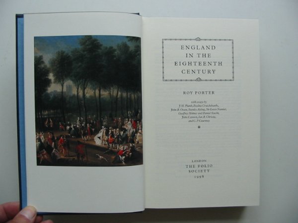 Cover of ENGLAND IN THE EIGHTEENTH CENTURY by Roy Porter