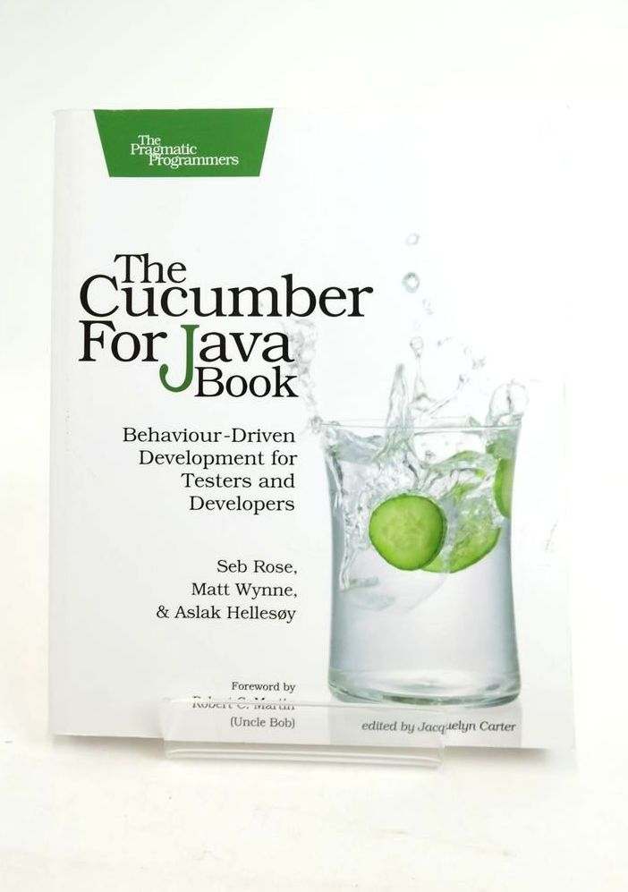 Cover of THE CUCUMBER FOR JAVA BOOK by Seb Rose; Matt Wynne; Aslak Hellesoy