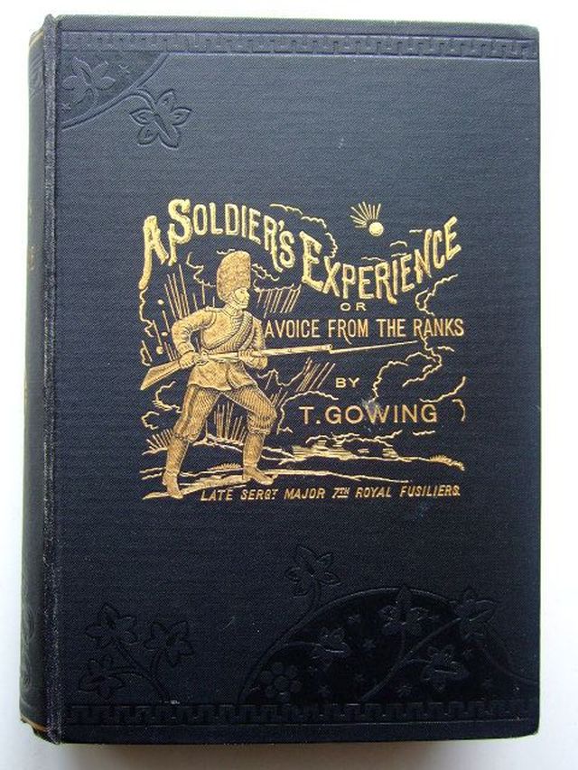 Cover of A SOLDIER'S EXPERIENCE OR A VOICE FROM THE RANKS by T. Gowing