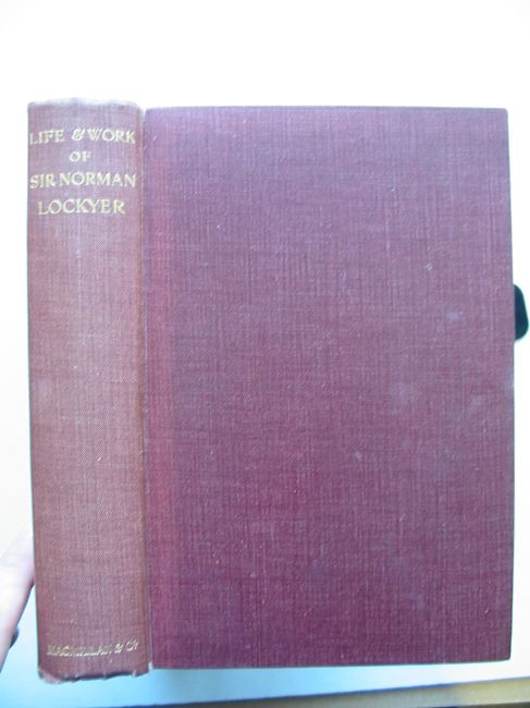 Cover of LIFE AND WORK OF SIR NORMAN LOCKYER by T. Mary Lockyer; Winifred L. Lockyer; Herbert Dingle;  et al