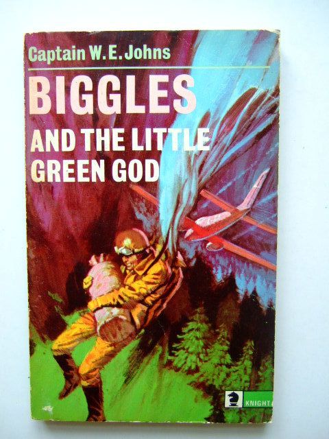 Cover of BIGGLES AND THE LITTLE GREEN GOD by W.E. Johns