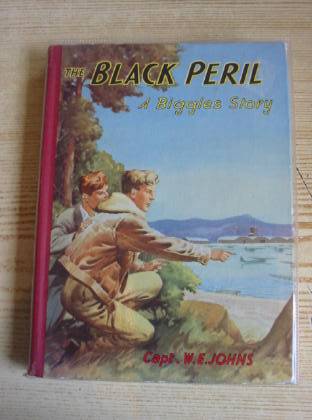 Cover of THE BLACK PERIL A BIGGLES STORY by W.E. Johns
