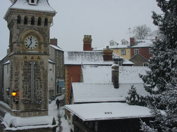 Hay-On-Wye in Snow