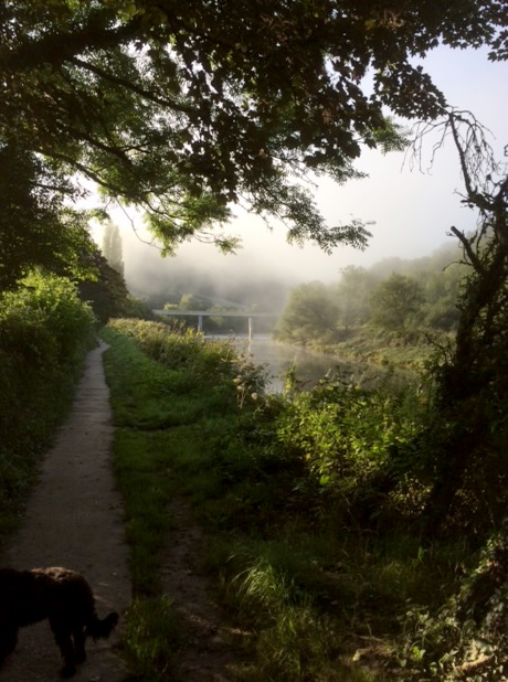 View towards Brockweir Bridge