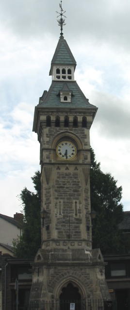 Clock Tower in Hay-On-Wye