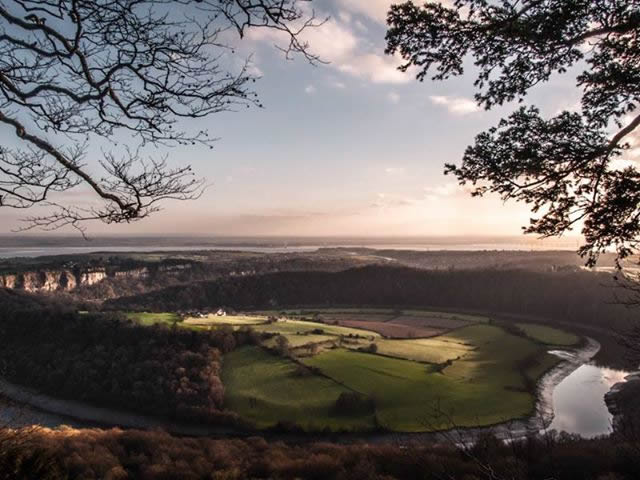 Eagles Nest Viewpoint looking across the Wye and Severn