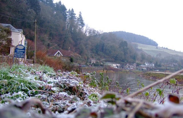 River Wye in front of Stella Books