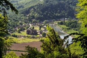 Tintern Abbey from the Devils Pulpit