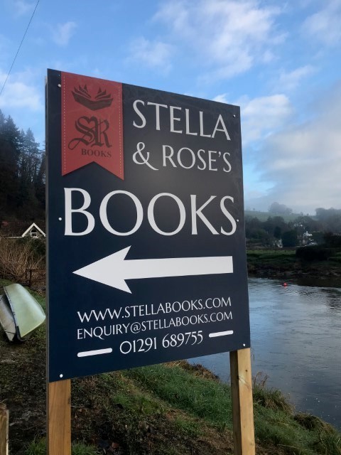 New Stella Books Roadside Sign