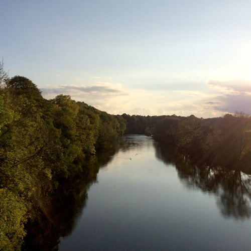 The River Wye at Hay-on-Wye