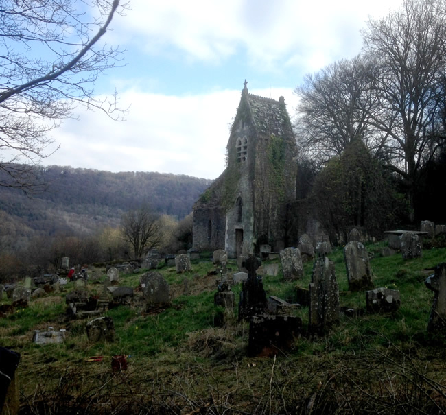 View of St. Mary's Church, Tintern
