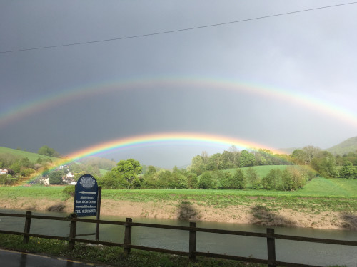Double rainbow at Tintern
