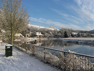 Tintern in Snow
