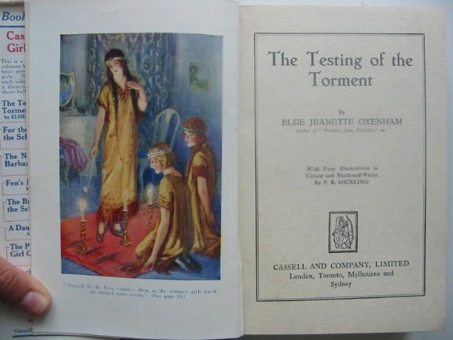 Photo of THE TESTING OF THE TORMENT written by Oxenham, Elsie J. illustrated by Hickling, P.B. published by Cassell & Company Ltd (STOCK CODE: 1103039)  for sale by Stella & Rose's Books