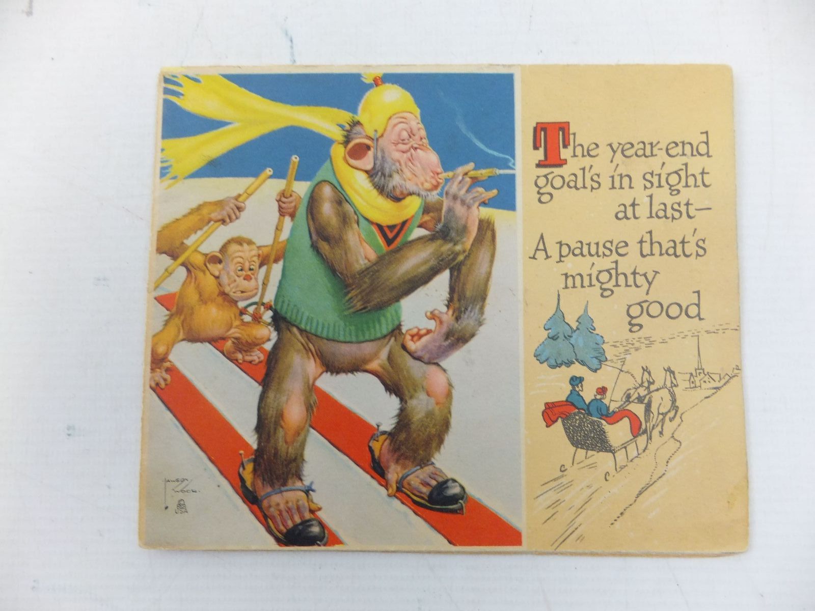 Photo of THE YEAR-END GOAL'S IN SIGHT AT LAST - A PAUSE THAT'S MIGHTY GOOD illustrated by Wood, Lawson (STOCK CODE: 1108948)  for sale by Stella & Rose's Books