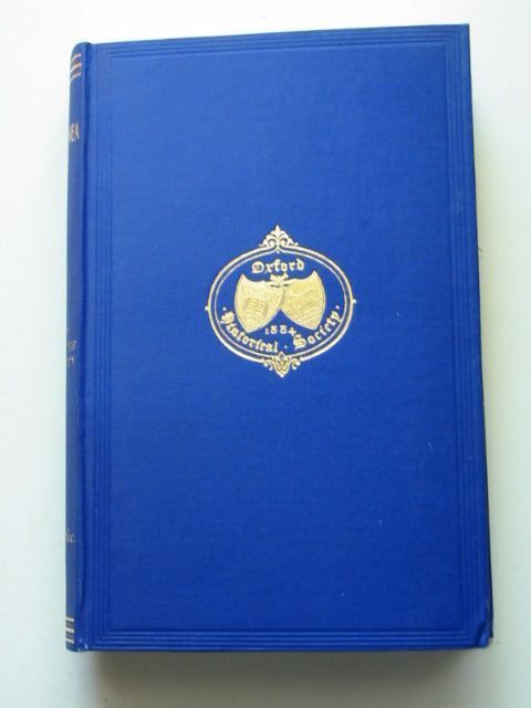 Photo of COLLECTANEA IV published by Oxford Historical Society (STOCK CODE: 1201338)  for sale by Stella & Rose's Books