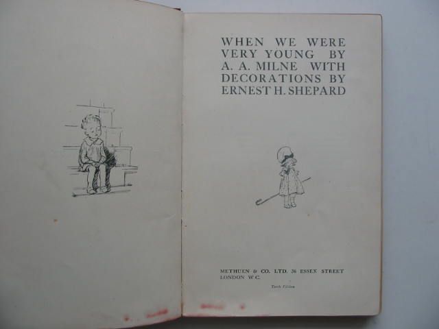 Photo of WHEN WE WERE VERY YOUNG written by Milne, A.A. illustrated by Shepard, E.H. published by Methuen & Co. Ltd. (STOCK CODE: 1202182)  for sale by Stella & Rose's Books