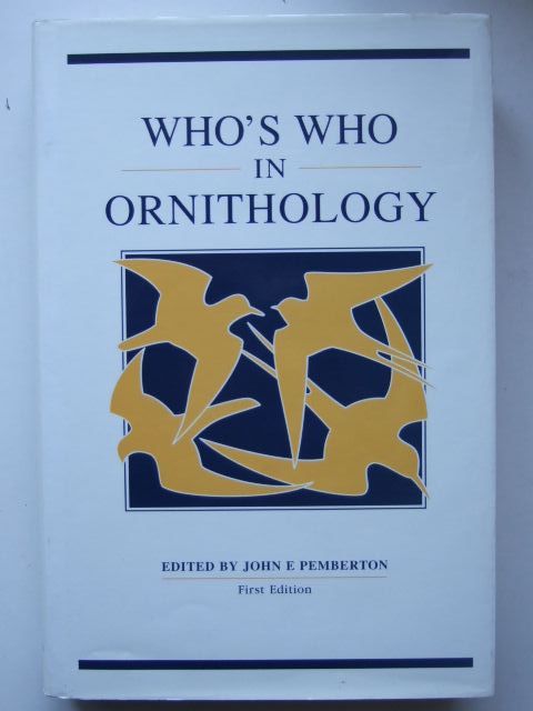 Photo of WHO'S WHO IN ORNITHOLOGY- Stock Number: 1203467