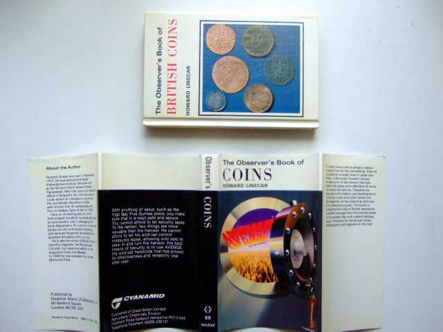 Photo of THE OBSERVER'S BOOK OF BRITISH COINS (CYANAMID WRAPPER) written by Linecar, Howard W.A. published by Frederick Warne (STOCK CODE: 1203490)  for sale by Stella & Rose's Books