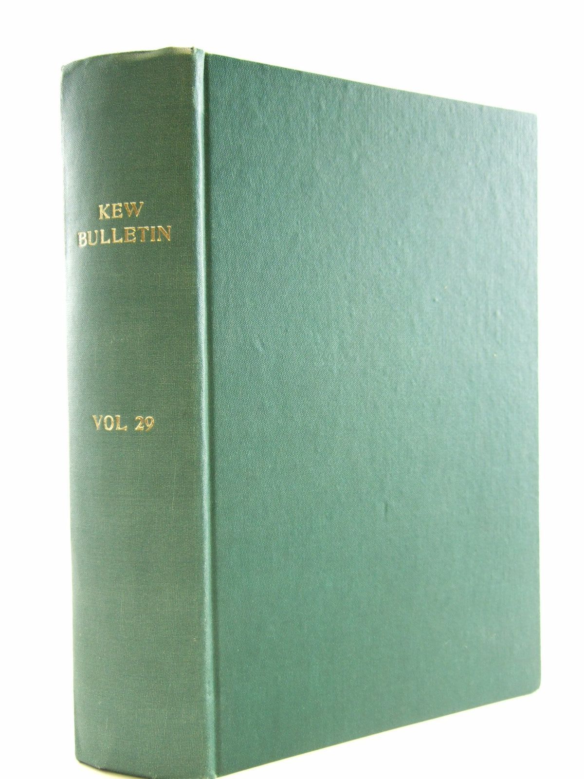 Photo of KEW BULLETIN VOLUME 29- Stock Number: 1207389