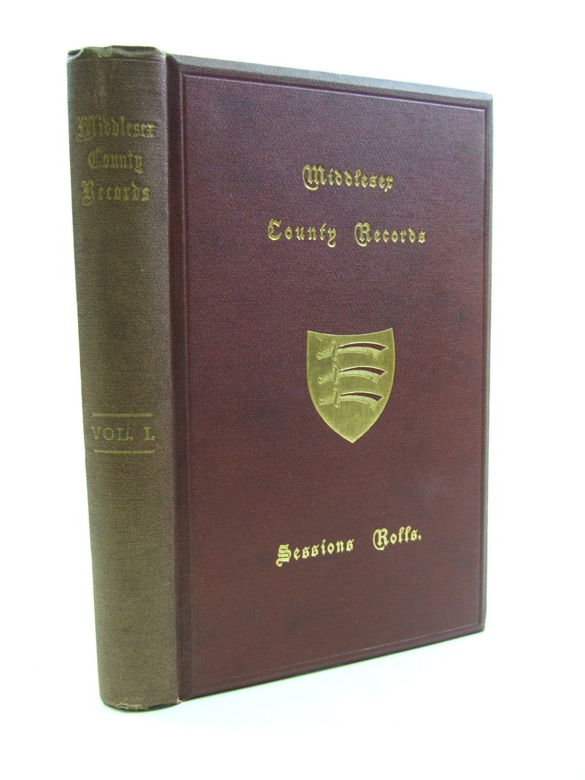 Photo of MIDDLESEX COUNTY RECORDS VOLUME I- Stock Number: 1207504