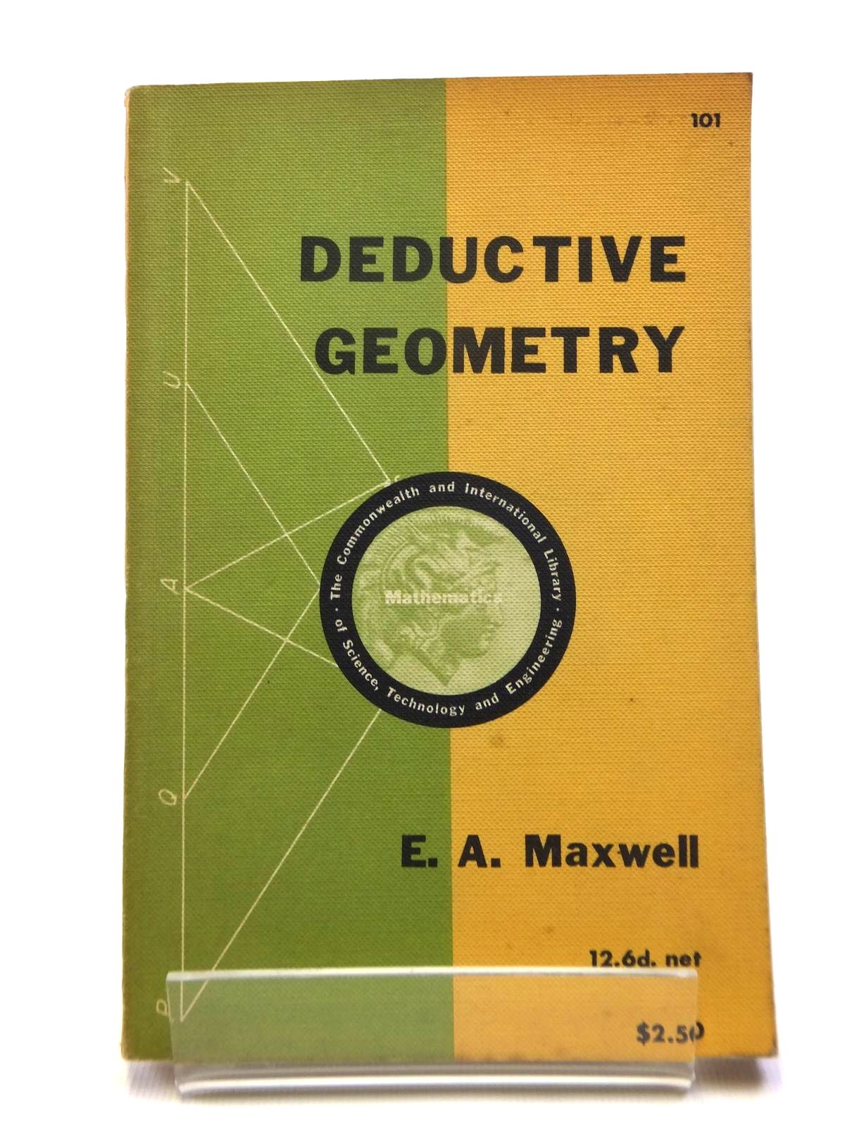 Photo of DEDUCTIVE GEOMETRY written by Maxwell, E.A. published by Pergamon Press (STOCK CODE: 1208398)  for sale by Stella & Rose's Books