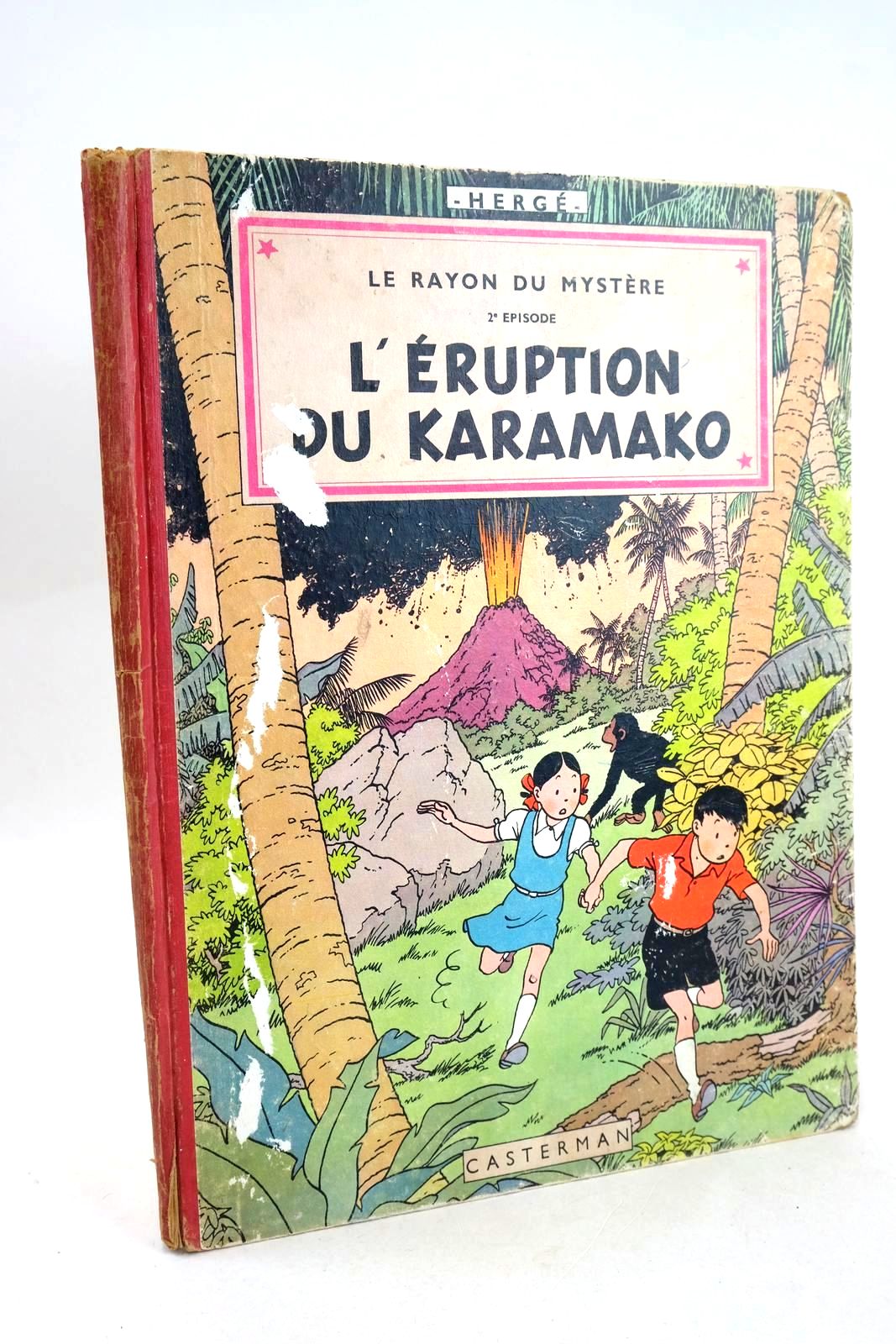Photo of LES AVENTURES DE JO, ZETTE ET JOCKO: LE RAYON DU MYSTERE 2ME EPISODE - L'ERUPTION DU KARAMAKO- Stock Number: 1208954