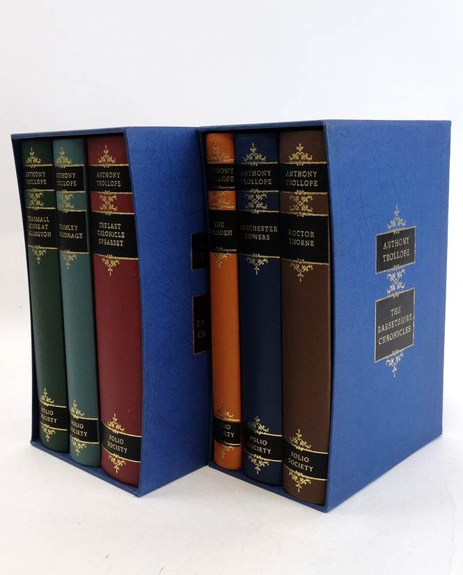 Photo of THE BARSETSHIRE CHRONICLES (6 VOLUMES) written by Trollope, Anthony illustrated by Pendle, Alexy published by Folio Society (STOCK CODE: 1208979)  for sale by Stella & Rose's Books