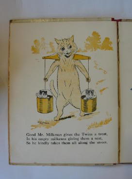 Photo of MERRY TIMES WITH LOUIS WAIN written by Black, Dorothy
Floyd, Grace C.
Gale, Norman
et al,  illustrated by Wain, Louis published by Raphael Tuck & Sons Ltd. (STOCK CODE: 1301141)  for sale by Stella & Rose's Books