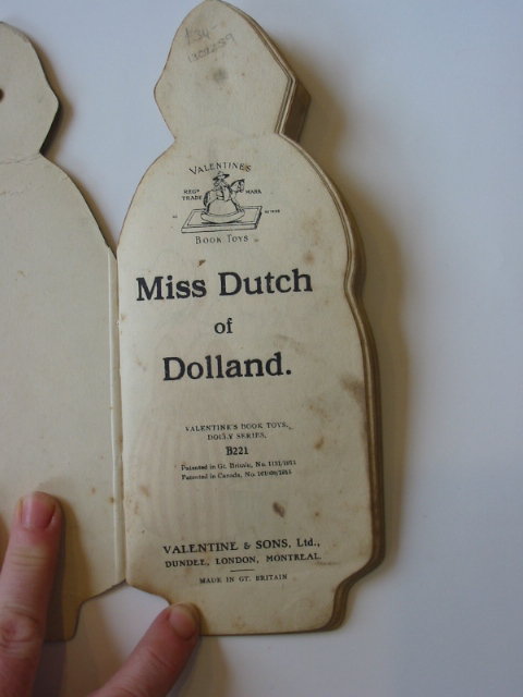 Photo of MISS DUTCH OF DOLLAND published by Valentine & Sons Ltd. (STOCK CODE: 1302259)  for sale by Stella & Rose's Books