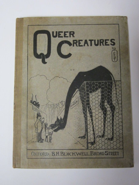 Photo of QUEER CREATURES written by E.S.T.,  illustrated by E.S.T.,  published by Basil Blackwell (STOCK CODE: 1307031)  for sale by Stella & Rose's Books