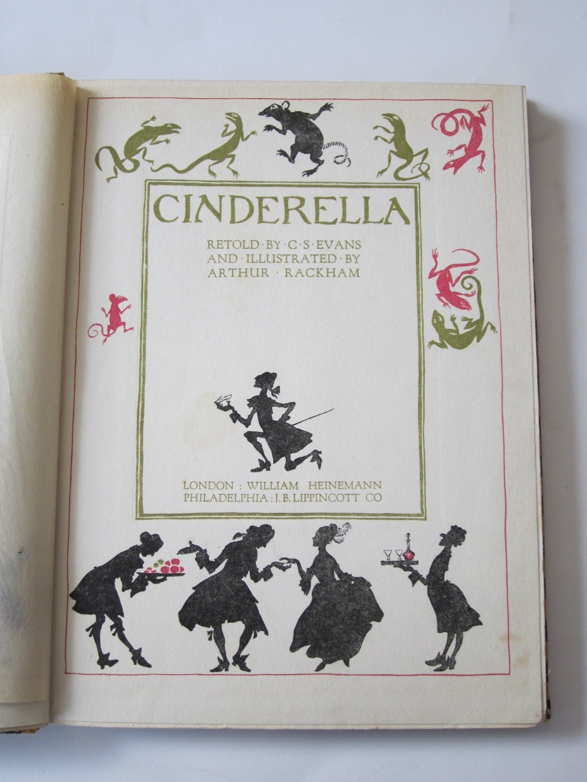 Photo of CINDERELLA written by Evans, C.S. illustrated by Rackham, Arthur published by William Heinemann (STOCK CODE: 1307681)  for sale by Stella & Rose's Books