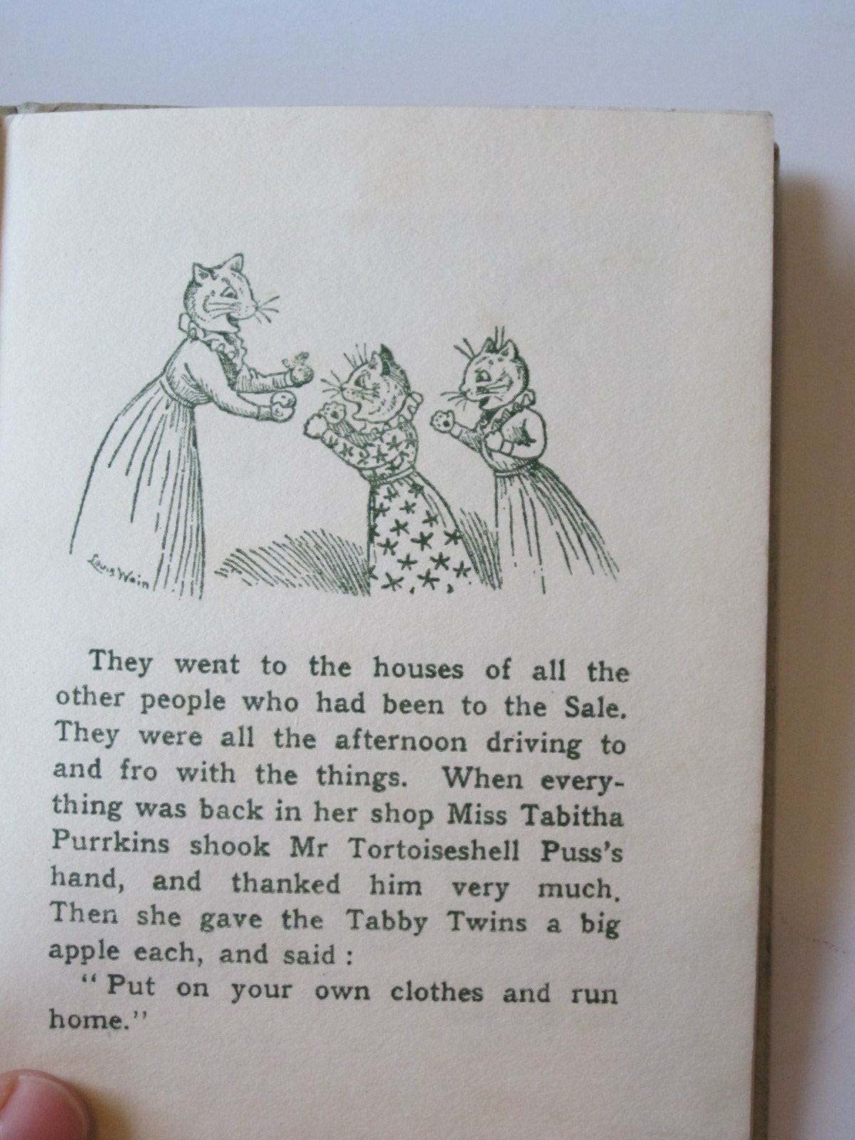Photo of THE TALE OF THE TABBY TWINS written by Rutley, Cecily M. illustrated by Wain, Louis published by Valentine & Sons Ltd. (STOCK CODE: 1308109)  for sale by Stella & Rose's Books
