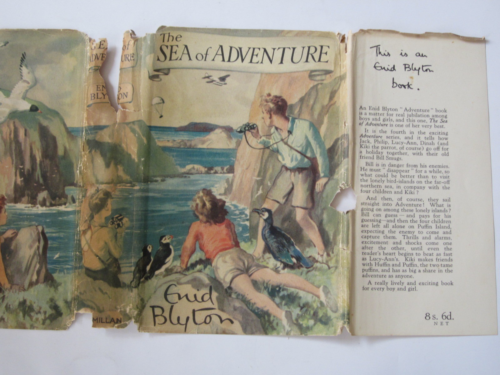 Photo of THE SEA OF ADVENTURE written by Blyton, Enid illustrated by Tresilian, Stuart published by Macmillan & Co. Ltd. (STOCK CODE: 1308166)  for sale by Stella & Rose's Books