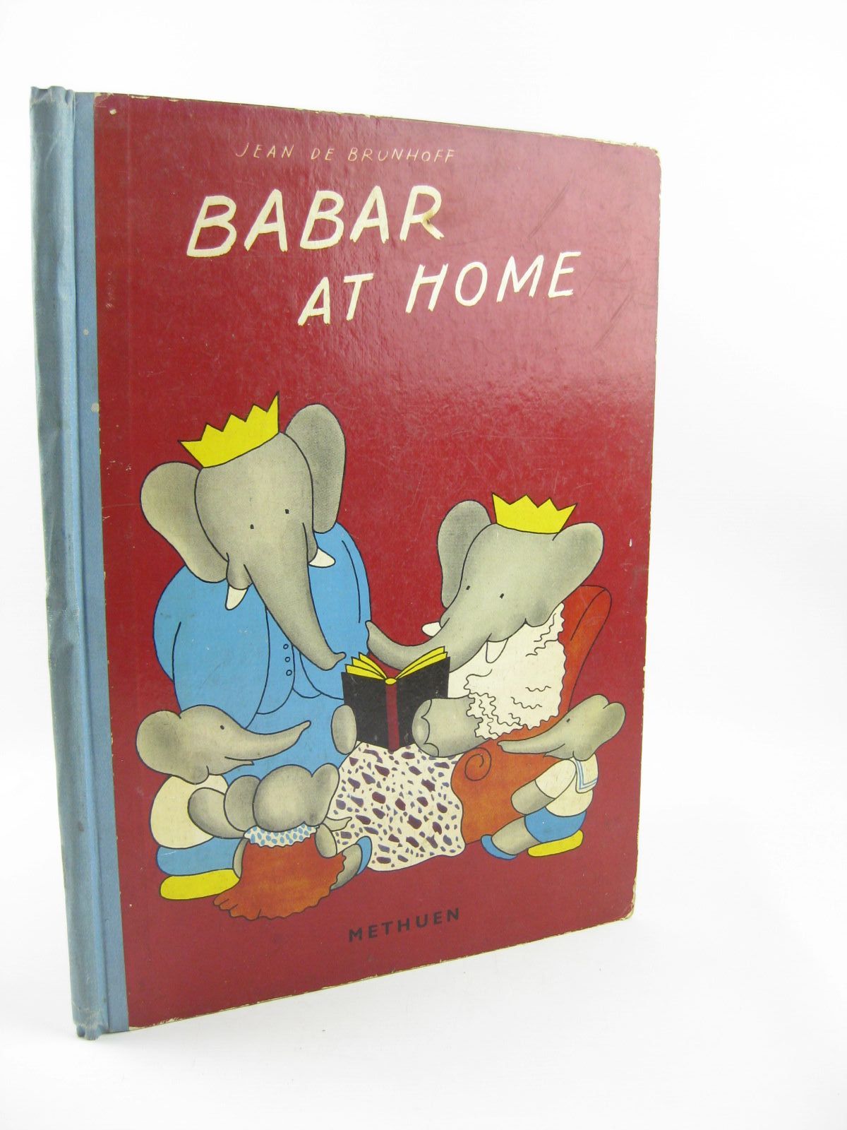 Photo of BABAR AT HOME written by De Brunhoff, Jean illustrated by De Brunhoff, Jean published by Methuen &amp; Co. Ltd. (STOCK CODE: 1310749)  for sale by Stella & Rose's Books