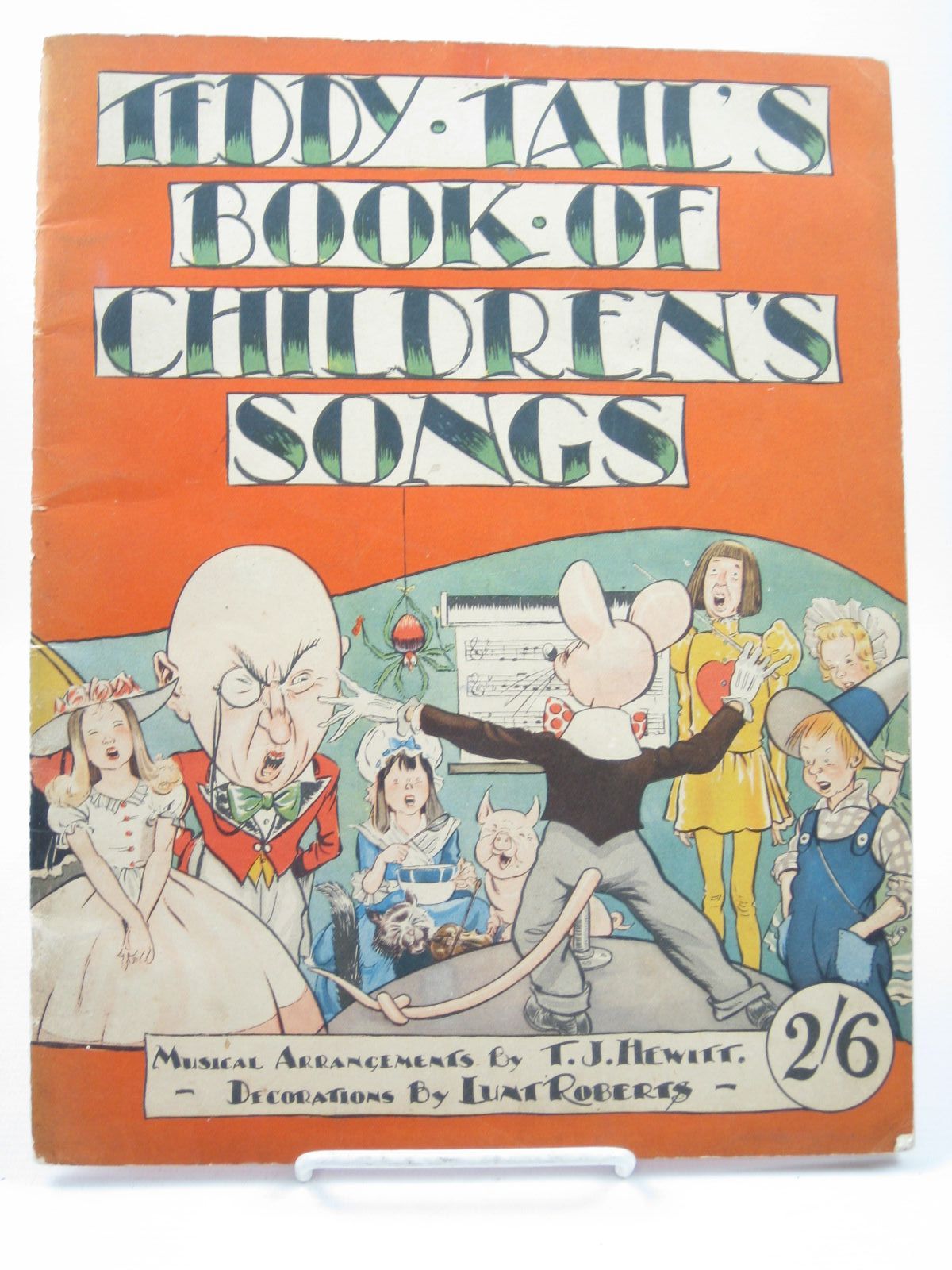 Photo of TEDDY TAIL'S BOOK OF CHILDREN'S SONGS written by Hewitt, T.J. illustrated by Roberts, Lunt published by Ken Publications (STOCK CODE: 1312188)  for sale by Stella & Rose's Books