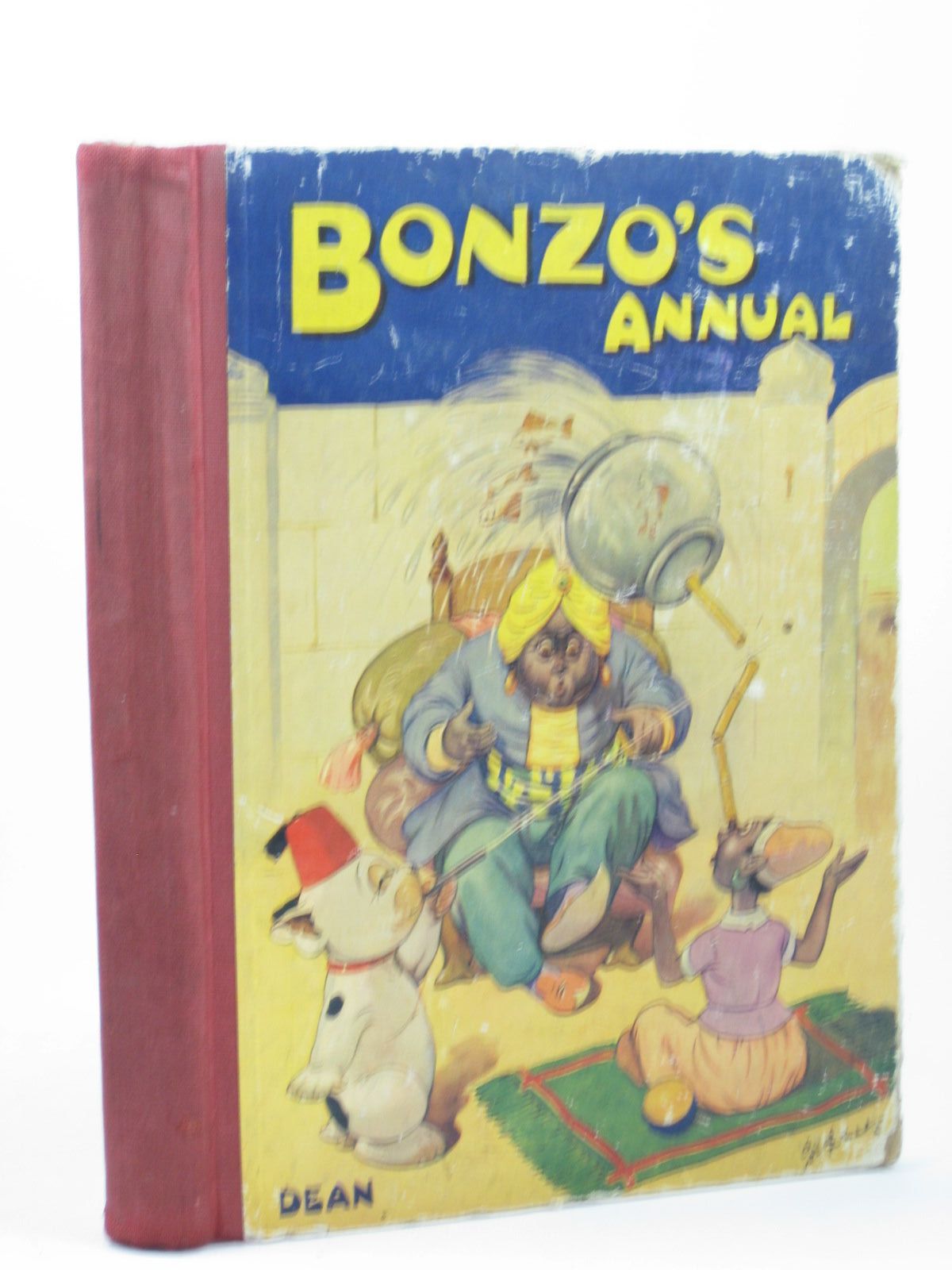 Photo of BONZO'S ANNUAL 1949 written by Studdy, G.E. illustrated by Studdy, G.E. published by Dean &amp; Son Ltd. (STOCK CODE: 1312287)  for sale by Stella & Rose's Books