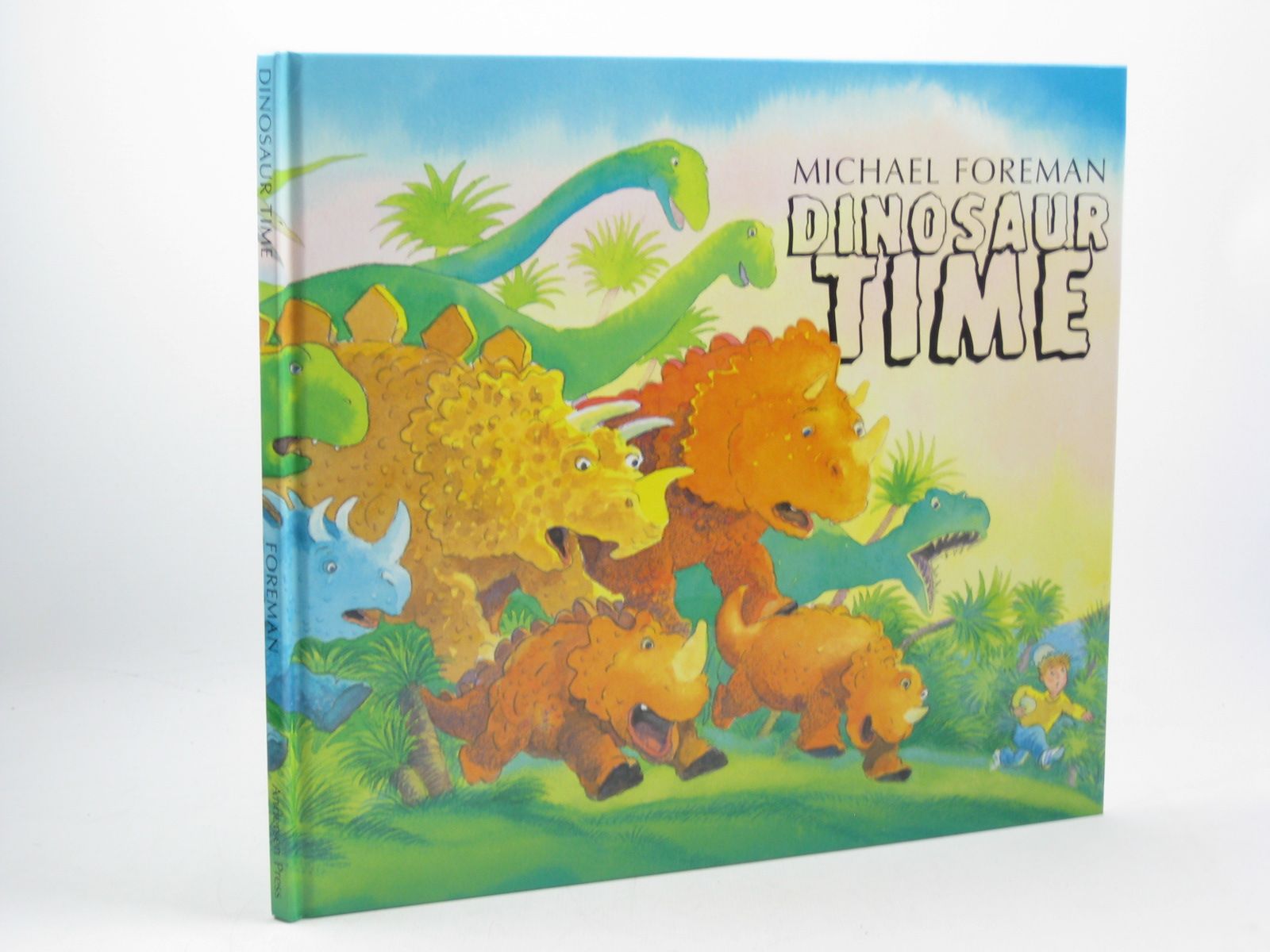 Photo of DINOSAUR TIME written by Foreman, Michael illustrated by Foreman, Michael published by Andersen Press Ltd. (STOCK CODE: 1312502)  for sale by Stella & Rose's Books