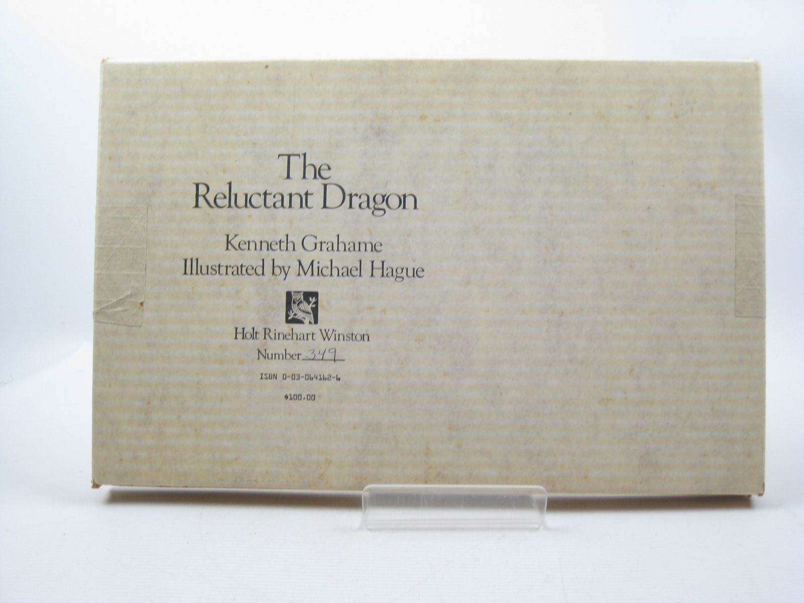 Photo of THE RELUCTANT DRAGON written by Grahame, Kenneth illustrated by Hague, Michael published by Holt Rinehart &amp; Winston (STOCK CODE: 1312776)  for sale by Stella & Rose's Books