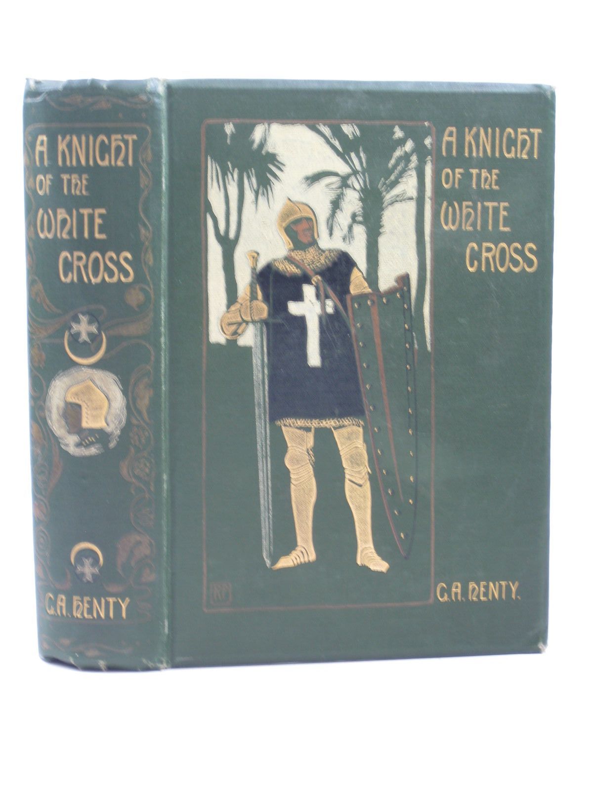 Photo of A KNIGHT OF THE WHITE CROSS written by Henty, G.A. illustrated by Peacock, Ralph published by Blackie & Son Ltd. (STOCK CODE: 1312968)  for sale by Stella & Rose's Books