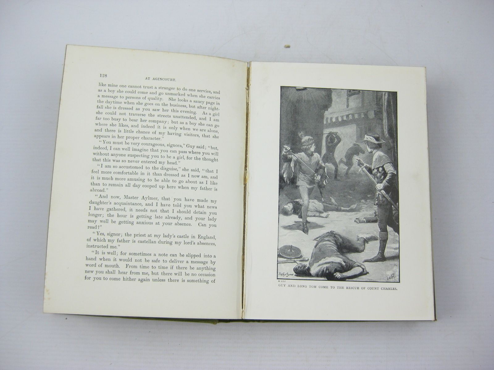 Photo of AT AGINCOURT written by Henty, G.A. illustrated by Paget, Wal published by Blackie & Son Ltd. (STOCK CODE: 1312973)  for sale by Stella & Rose's Books