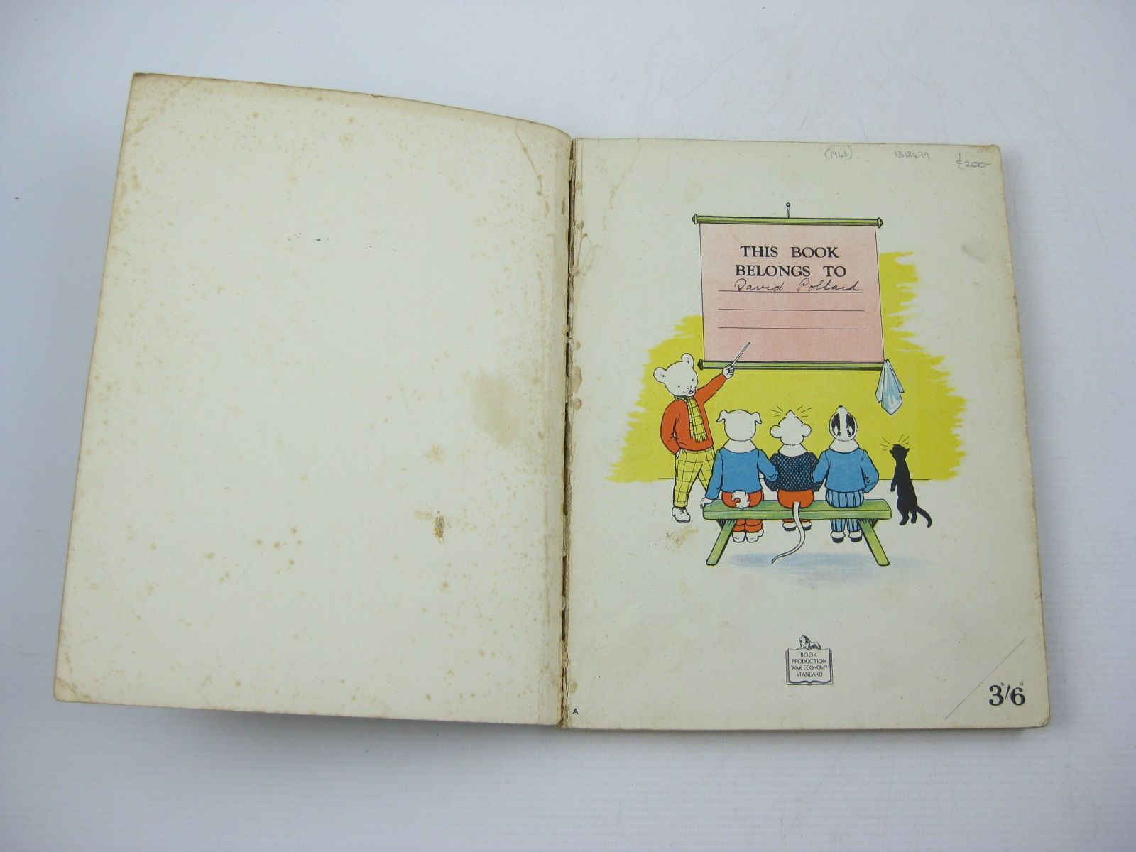 Stella & Rose's Books : RUPERT ANNUAL 1943 - MORE RUPERT ADVENTURES ...