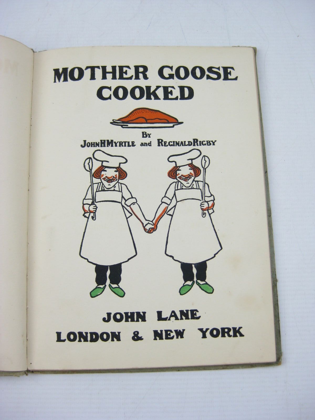Photo of MOTHER GOOSE COOKED written by Myrtle, John H.
Rigby, Reginald illustrated by Myrtle, John H.
Rigby, Reginald published by John Lane (STOCK CODE: 1313591)  for sale by Stella & Rose's Books